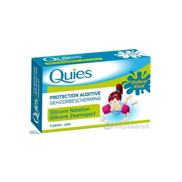 Quies Silikónové chrániče sluchu pre deti