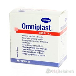 Omniplast  fixačná náplasť z textilnej tkaniny (2,5cmx5m) 1ks