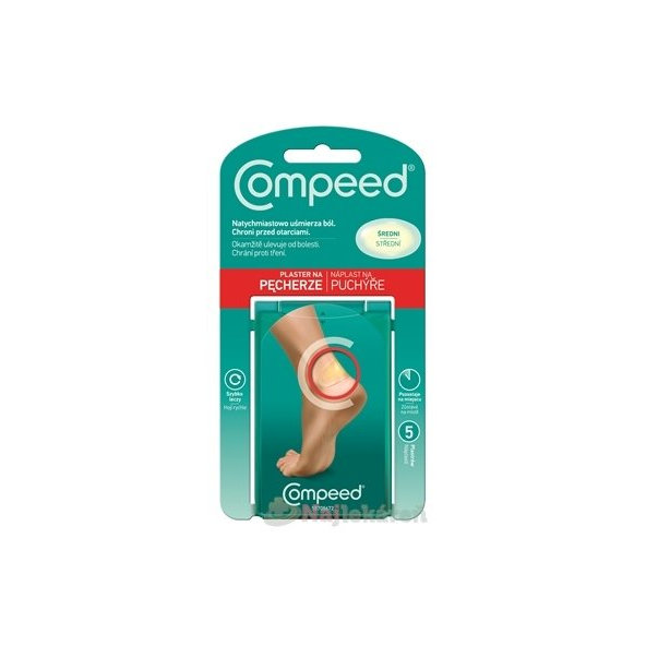 Compeed Náplasť na pľuzgiere 5ks