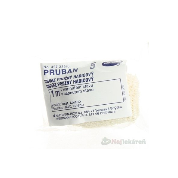 Pruban 5 Obväz pružný hadicový určený na rýchlu fixáciu krytia rán 1ks