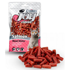 Maškrta CALIBRA Joy tyčinky s lososom pre mačky 70g