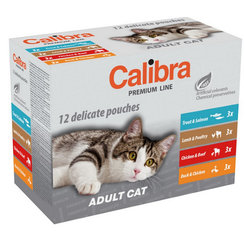 Calibra KAPSIČKA Premium cat Adult Multipack 12x100g