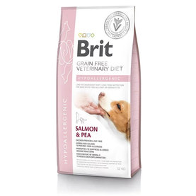 Brit Veterinary Diets GF dog Hypoallergenic granule pre psy 12kg