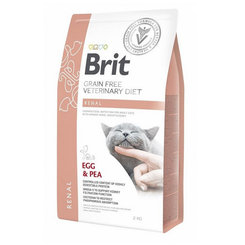 Brit Veterinary Diets GF cat Renal granule pre mačky 2kg