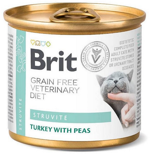 E-shop Brit Veterinary Diets GF cat Struvite konzerva pre mačky 200g