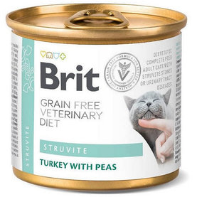 Brit Veterinary Diets GF cat Struvite konzerva pre mačky 200g
