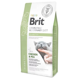 Brit Veterinary Diets GF cat Diabetes granule pre mačky 2kg