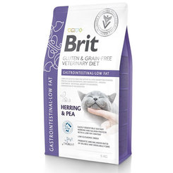 Brit Veterinary Diets GF cat Gastrointestinal - Low fat granule pre mačky 2kg