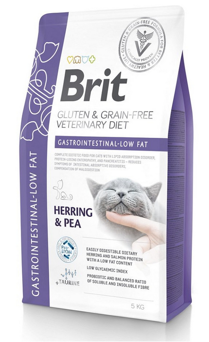E-shop Brit Veterinary Diets GF cat Gastrointestinal granule pre mačky 2kg