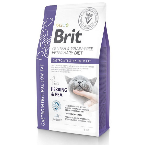 Brit Veterinary Diets GF cat Gastrointestinal granule pre mačky 2kg