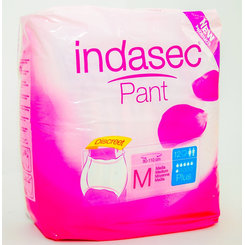 Indasec Pant Plus M plienkove nohavičky navliekacie, boky 80-110cm, 12ks