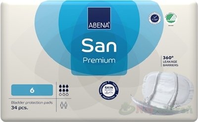 E-shop ABENA San Premium 6, vkladacie plienky, 34ks