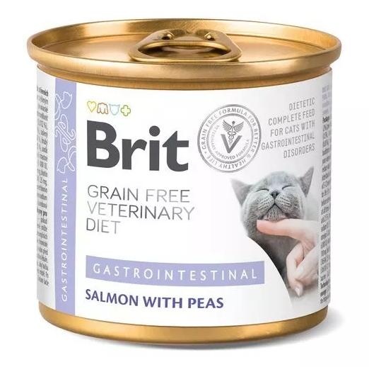 E-shop Brit Veterinary Diets GF cat Gastrointestinal konzerva pre mačky 200g