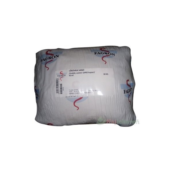 FAGRON Liekovka 10 ml hnedá SANO kvapkací uzáver 30 ks