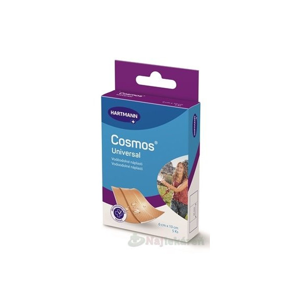 COSMOS Vode odolná náplasť na rany (6x10cm) 5ks