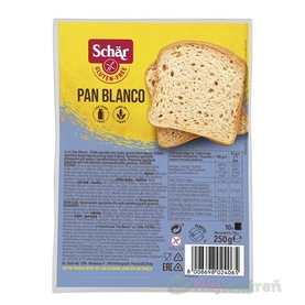 Schär PAN BLANCO chlieb bezgluténový, biely, krájaný 250 g