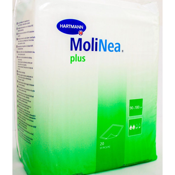 MOLINEA PLUS WINGS podložky absorpčné so záložkami (180x90cm) 20ks