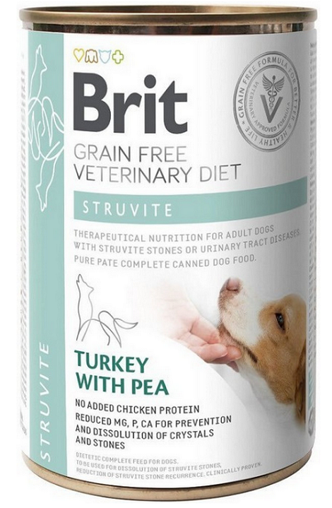 E-shop Brit Veterinary Diets GF dog Struvite 400g konzerva