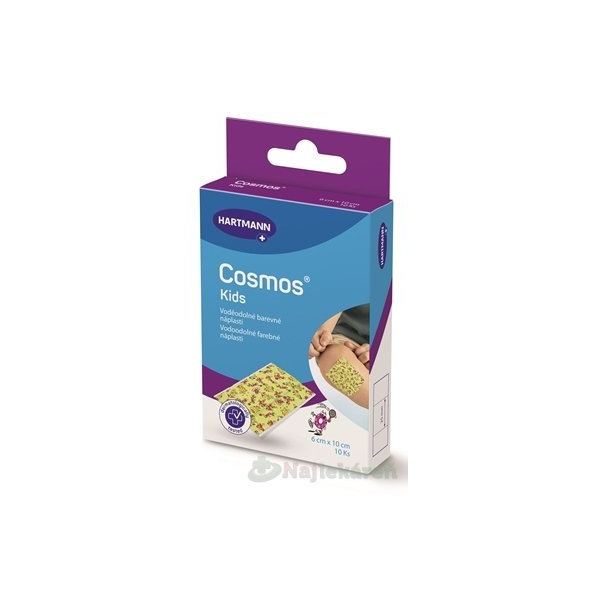 COSMOS Detská náplasť na rany, detská (6x10cm) 10ks