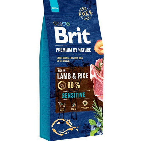 Brit Premium by Nature dog Sensitive Lamb 15kg
