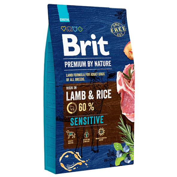 Brit Premium by Nature dog Sensitive Lamb 8kg