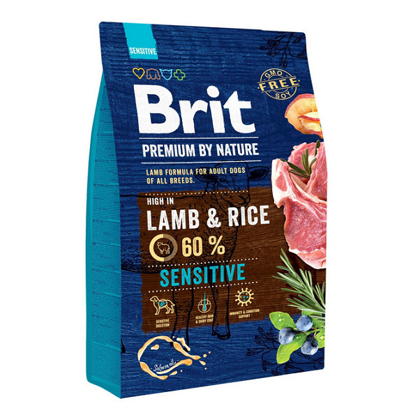 Brit Premium by Nature dog Sensitive Lamb 3kg