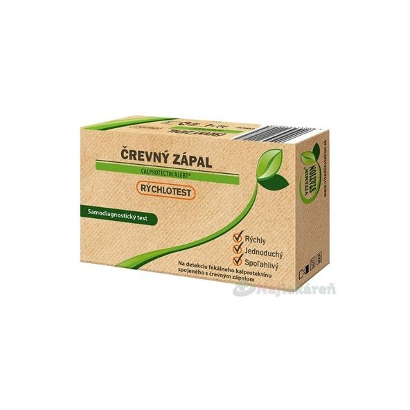 VITAMIN STATION Rýchlotest ČREVNÝ ZÁPAL, 1set