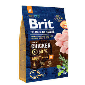 Brit Premium by Nature dog Adult M 3kg