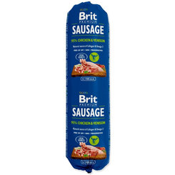 Saláma BRIT dog Chicken & Venison 800g