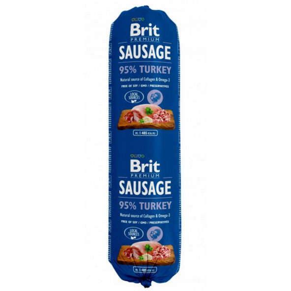 Saláma BRIT dog Turkey 800g