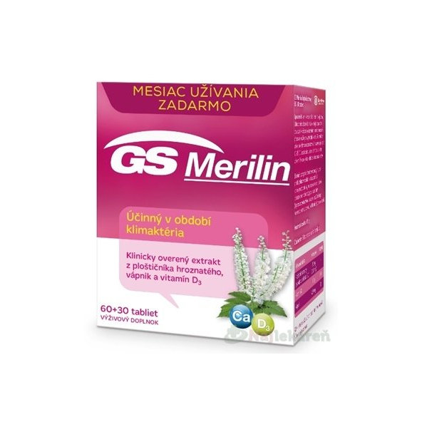 GS Merilin výživový doplnok 60+30 ks