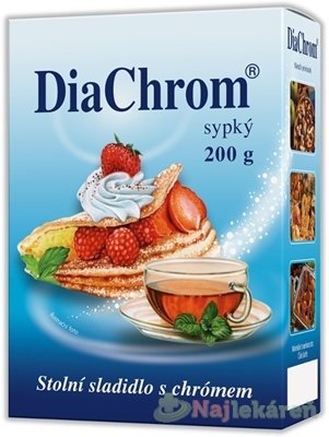 E-shop DiaChrom nízkokalorické sypké sladidlo 200g
