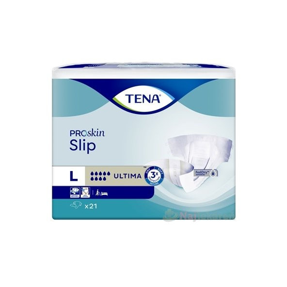 TENA Slip Ultima, inkontinenčné nohavičky (veľ. L), 21ks
