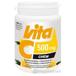 Vitabalans Vita C 500 mg, 150 žuvacích tbl.