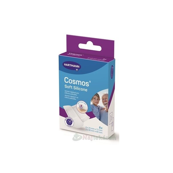 COSMOS Ultra jemná náplasť (25x72mm) 6ks, (40x60mm) 2ks, 1set