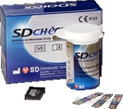 E-shop Prúžky testovacie ku glukomeru SD CHECK GOLD 2x25 (50ks)