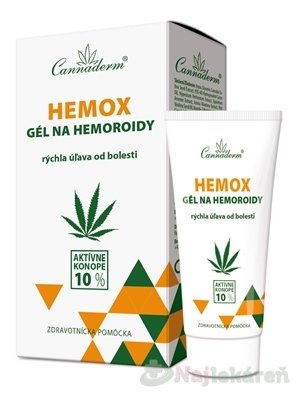E-shop Cannaderm HEMOX gél na hemoroidy 40 g