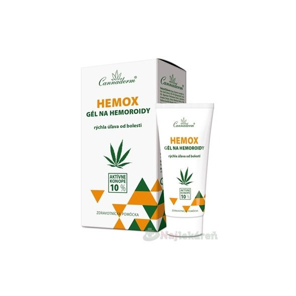 Cannaderm HEMOX gél na hemoroidy 40 g