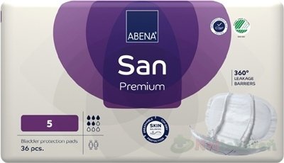 E-shop ABENA San Premium 5, vkladacie plienky, 36ks