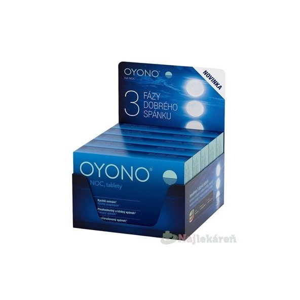 OYONO NA NOC- podpora zdravého spánku, 5x12tbl