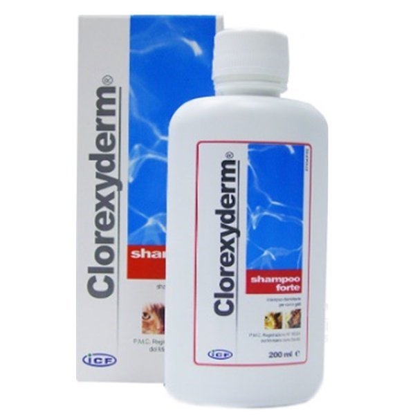 E-shop Clorexyderm forte antiseptický šampón pre psy a mačky 200ml