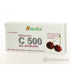 Naturica VITAMÍN C 500 mg so zinkom