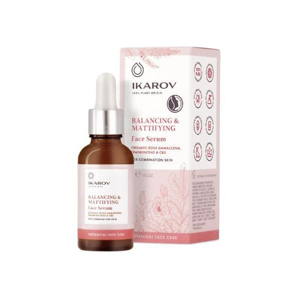 Vyrovnávacie a zmatňujúce pleťové sérum IKAROV 30ml