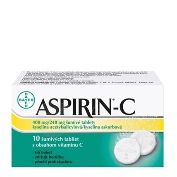 E-shop Aspirin-C proti bolesti 10 šumivých tabliet