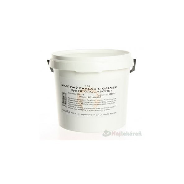 MASŤOVÝ ZÁKLAD N - GALVEX ung 900g