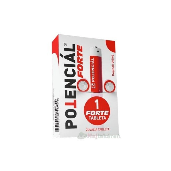 POTENCIÁL Forte - plodnosť, reprodukcia, sex. aktivita, 1 žuvacia tbl.