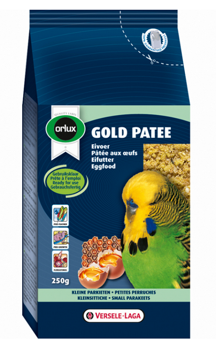 E-shop Versele Laga Orlux Gold Patee Small Parakeets - vaječné krmivo pre andulky, neofémy a agapornisy 1kg