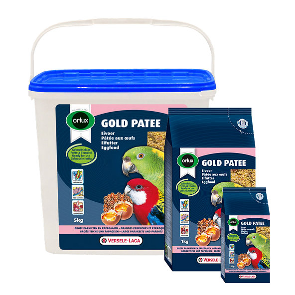 Versele Laga Orlux Gold Patee Large Parakeets & Parrots vaječné krmivo pre Ary a Kakadu 250g