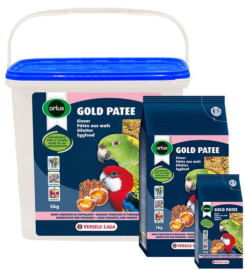 E-shop Versele Laga Orlux Gold Pate Large Parakeets&Parrots vaječné krmivo pre stredné a veľké papagáje 1kg