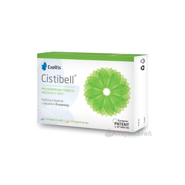 Cistibell na močové cesty 20 kapsúl